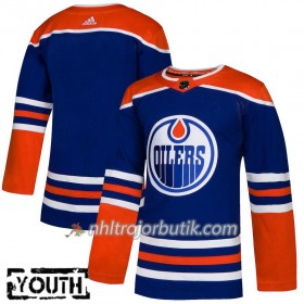 Barn Ishockey Edmonton Oilers tröja Blank Alternate Adidas 2018-19 Authentic